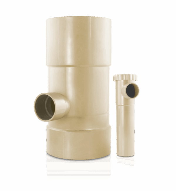 Collecteur récupérateur d'eau de pluie sable pour tuyau Ø80 – Image 4