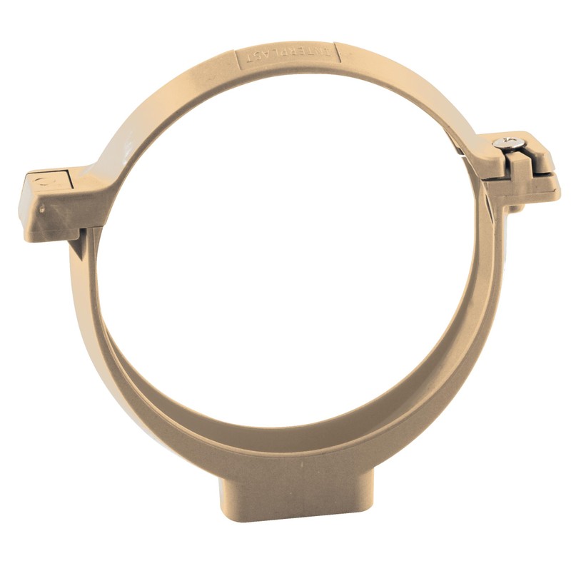 Collier de fixation à vis pour tube de descente Ø100 sable