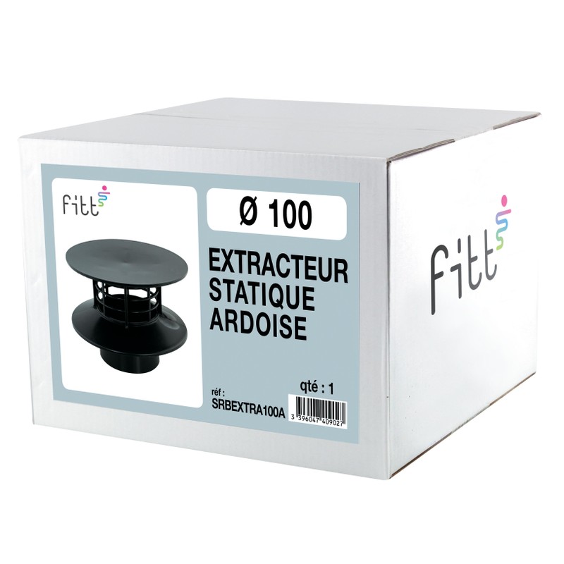 Extracteur statique Ø100 ardoise – Image 2