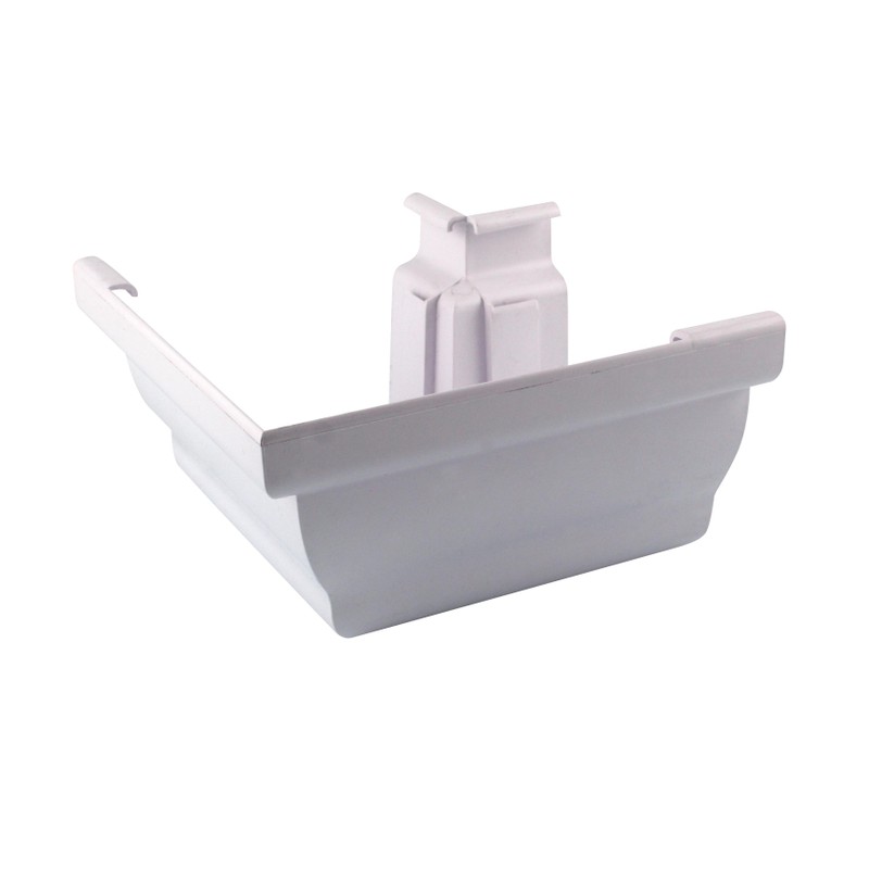 Angle extérieur gouttière carrée 90° C140 blanc