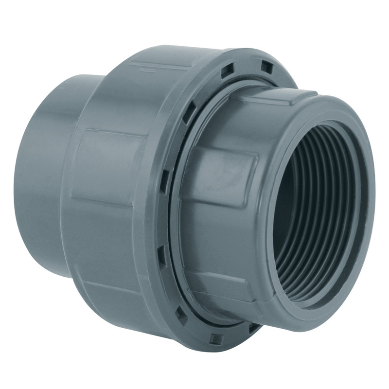 Union 3 pièces PVC pression taraudée