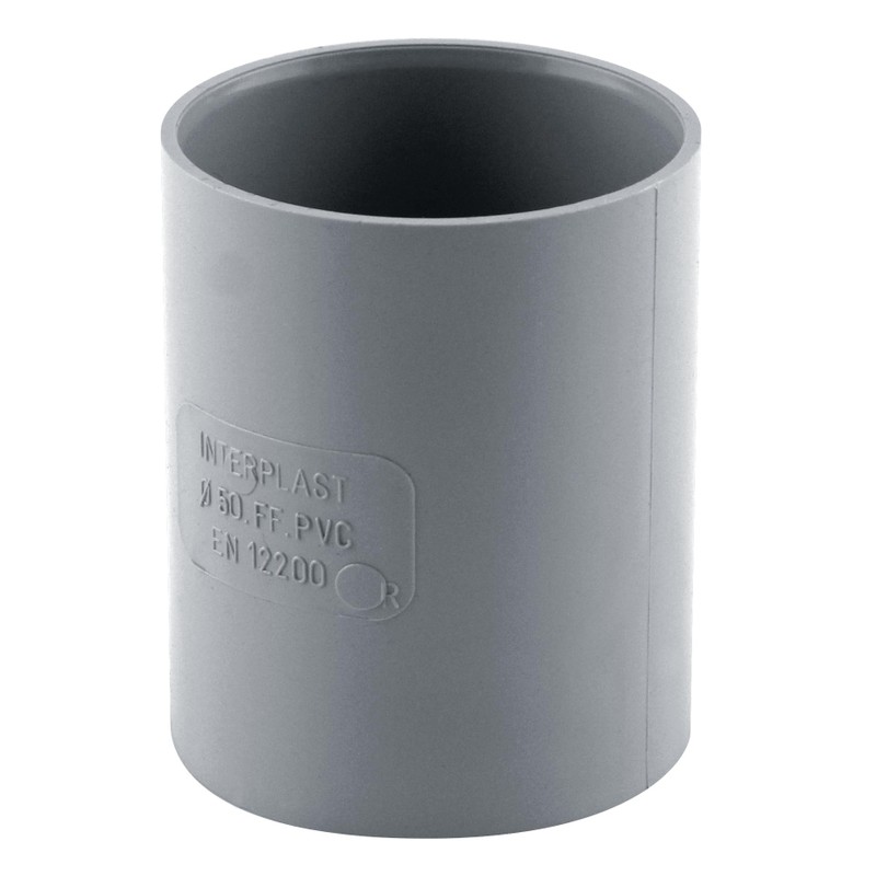 Manchon de descente Ø50 femelle/femelle gris