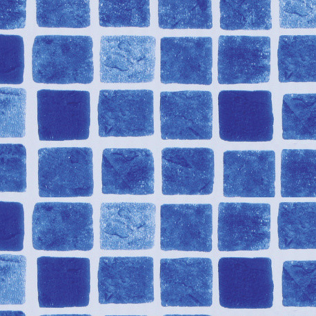 Membrane armée 150/100e marbella bleu Design imprimées vernies 1,65m x 25m en rouleau