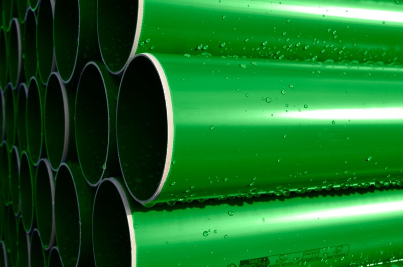 Tube PVC d'évacuation CR4 Ø100 FITT TERRA VERT longueur 4m – Image 3