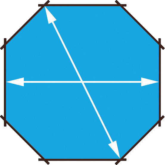 Piscine bois octogonale modèle Paimpont