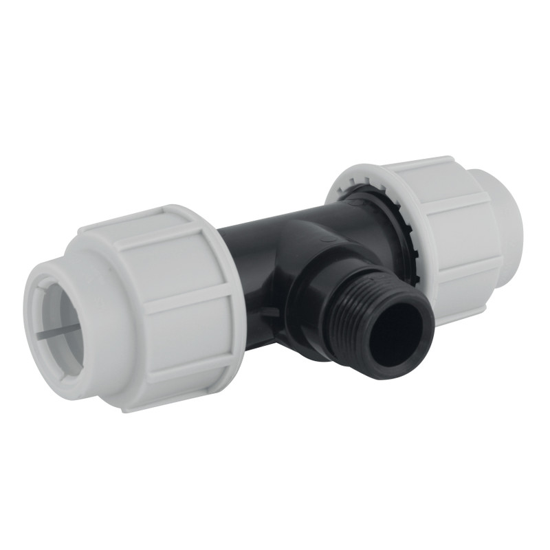 Té compression 90° fileté