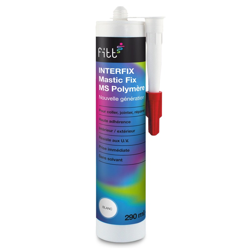 Mastic Fix MS polymère blanc Interfix 290ml – Image 2