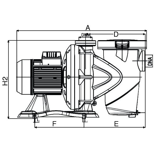 Pompe piscine Euroswim monophasée – Image 3