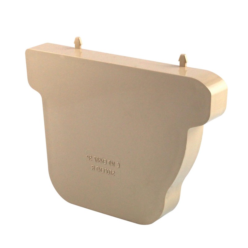 Fond gauche gouttière carrée C140 sable