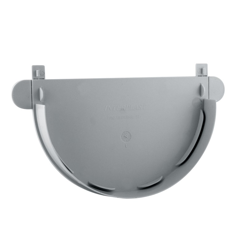 Fond universel gouttière ronde dév.330 gris