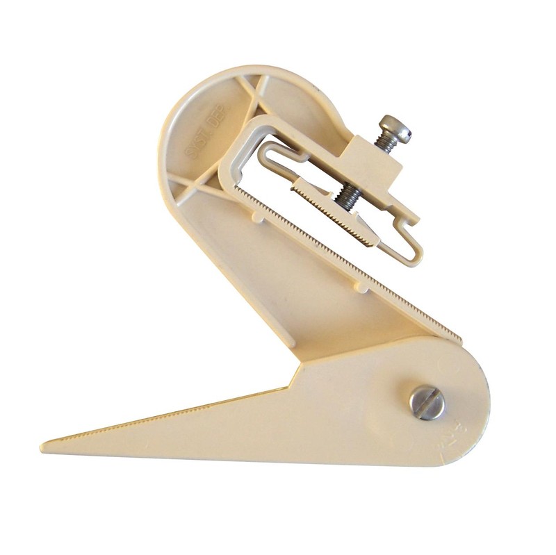 Crochet orientable gouttière sable