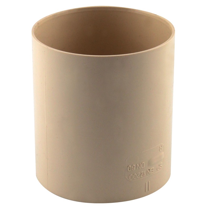 Manchon de descente Ø80 femelle/femelle sable