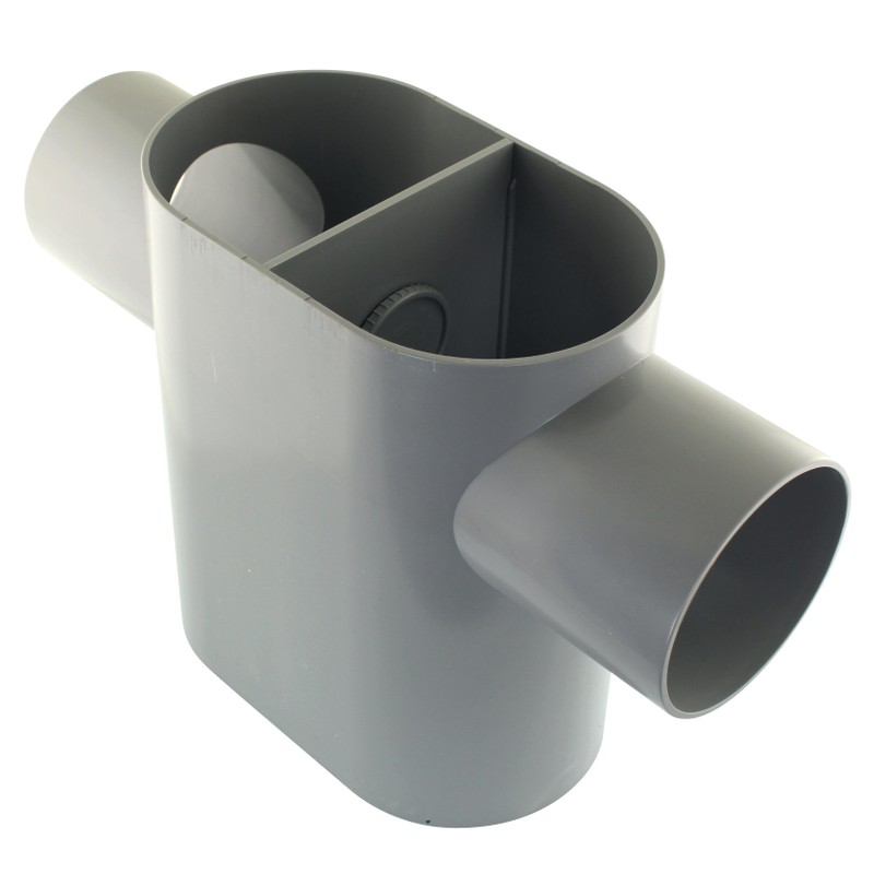 Siphon disconnecteur PVC évacuation Ø100 – Image 3