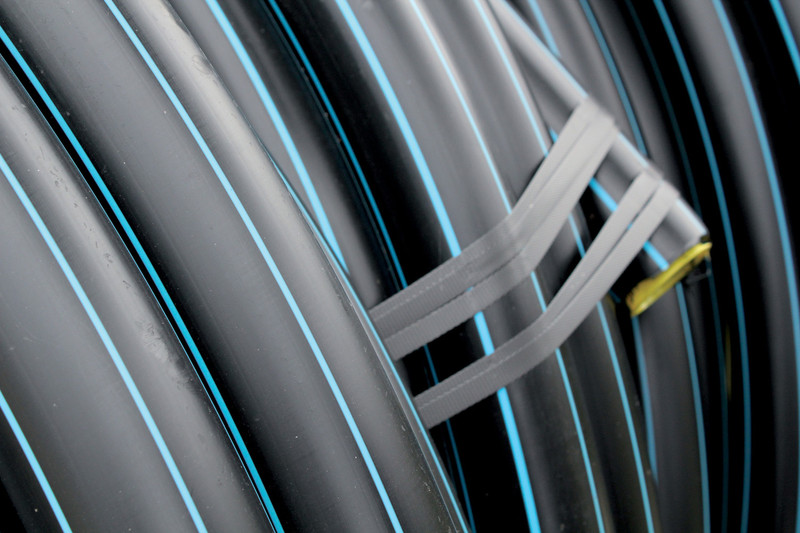 Tube PE100 AEP NF114 lignes bleues eau potable