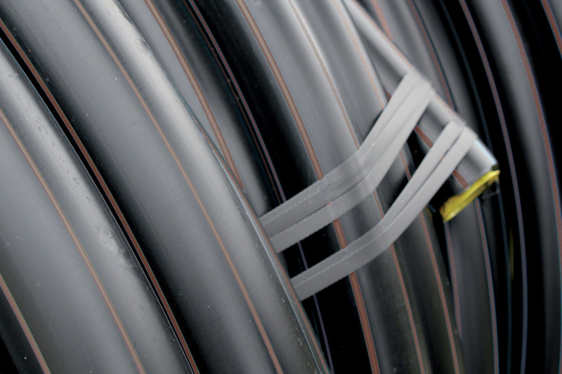 Tube PE100 NF114 noir ou lignes marrons