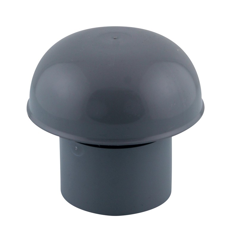 Chapeau de ventilation avec moustiquaire ardoise