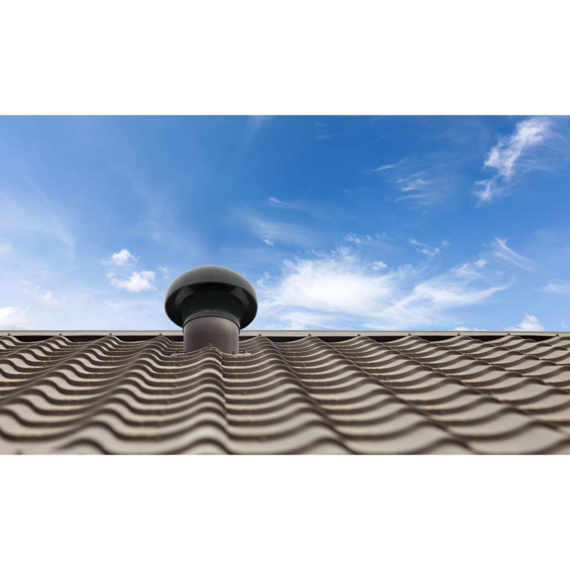 Chapeau de ventilation avec moustiquaire ardoise – Image 2