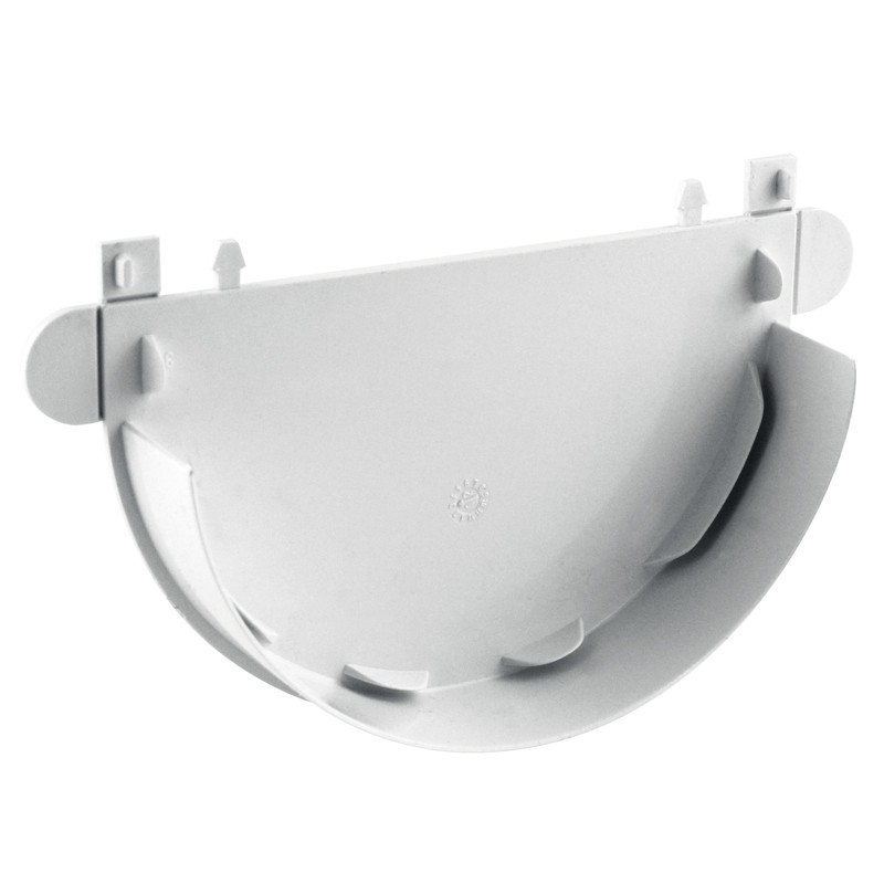 Fond universel gouttière ronde dév.250 blanc