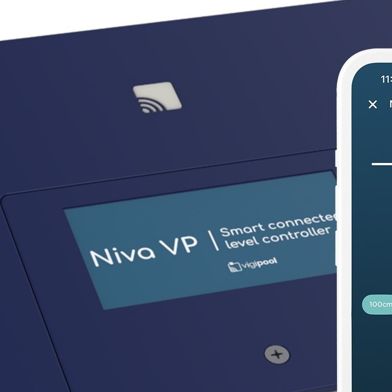 Régulation de niveau connectée Niva VP pour piscine à débordement – Image 3
