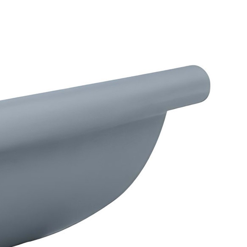 Profil de gouttière ronde dév.330 gris longueur 4m – Image 2