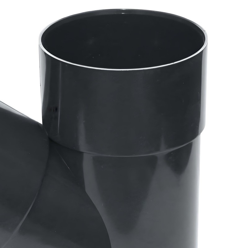 Culotte de descente 67° Ø80 mâle/femelle graphite – Image 2