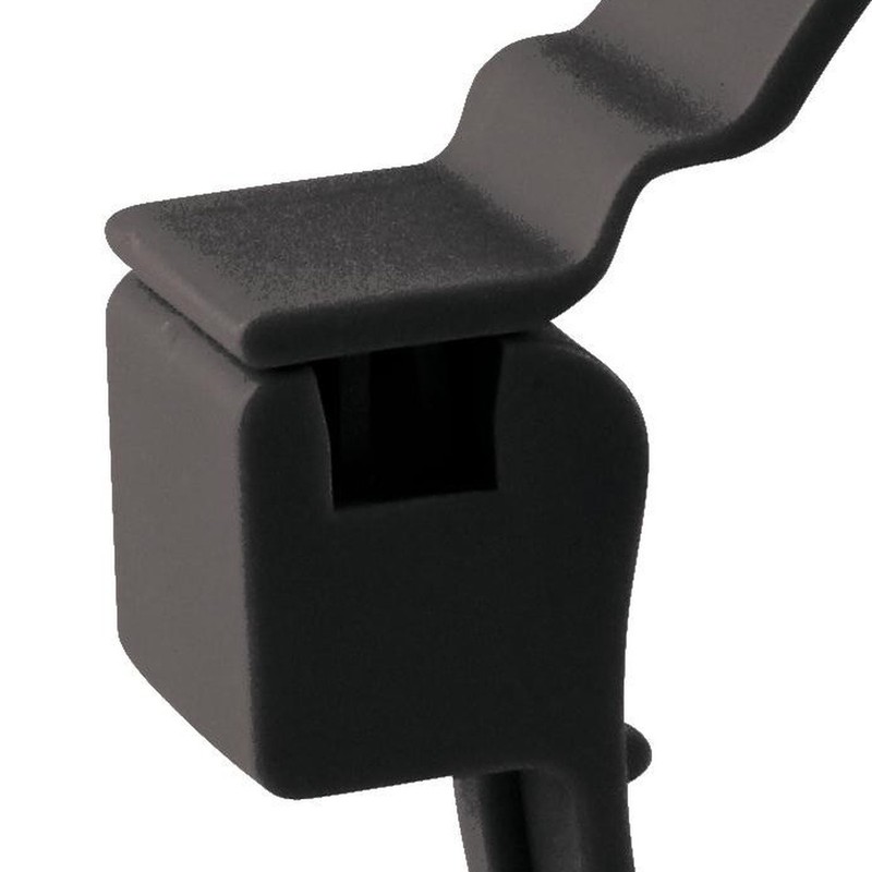 Collier de fixation sans vis pour tube de descente Ø80 graphite – Image 3