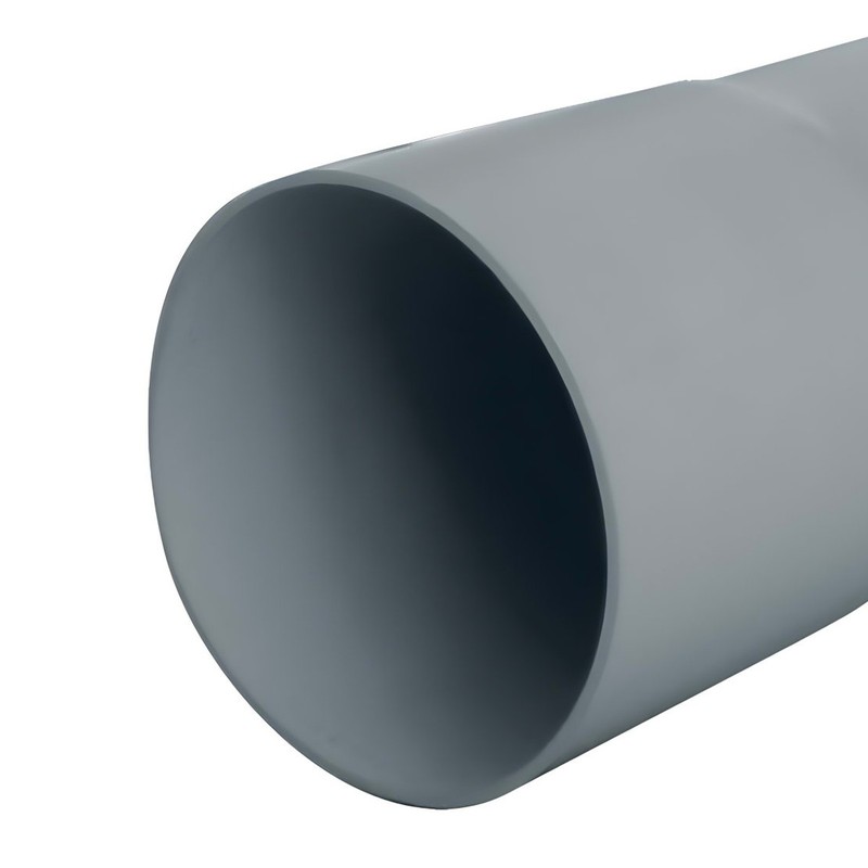 Tube de descente Ø100 gris longueur 3m – Image 2