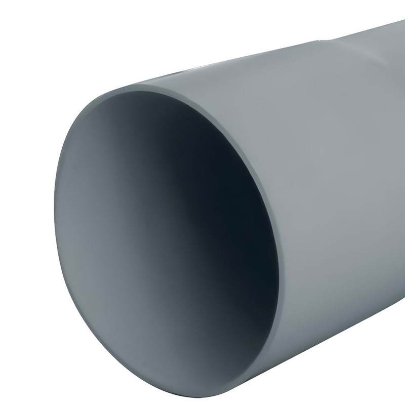 Tube de descente Ø100 gris longueur 4m – Image 2